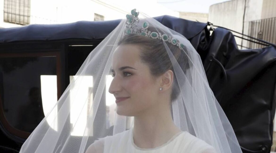 Ana Domecq Martel brilla en su boda en Jerez de la Frontera